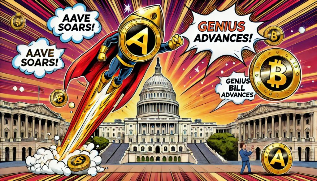 A-Picture-Showing-AAVE-Price-Going-Up