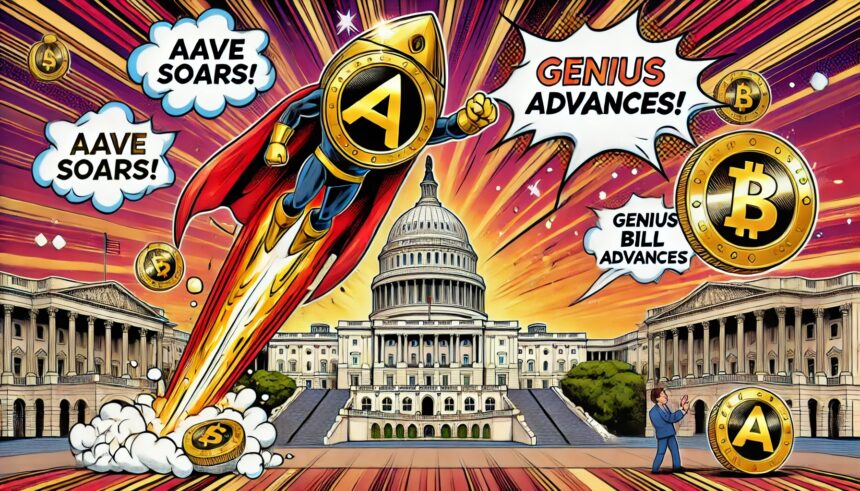 A-Picture-Showing-AAVE-Price-Going-Up
